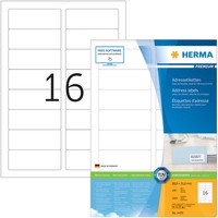 Herma Universal-Etiketten Premium, 88,9 X 33,8 Mm, Weiß 1 Bis 20X Spare Bis 27%