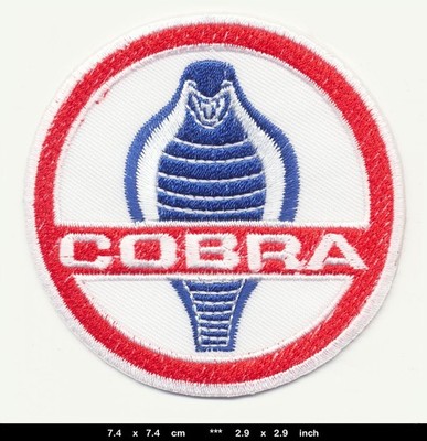 AC COBRA Aufnäher Patch Auto Sportwagen Shelby Motorsport England USA