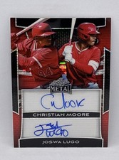 2025 Leaf Metal Baseball Christian Moore Joswa Lugo Angels Duo Auto 5/5