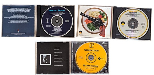 Warren Zevon CD lot S/T Excitable Boy Mr Bad Example Mutineer Genius Quiet Life - Picture 5 of 8
