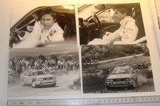 4x Genuine Photo Audi Coupe Quattro Size A Hunsr�ck Rallye 1987 Armin Schwarz RARE