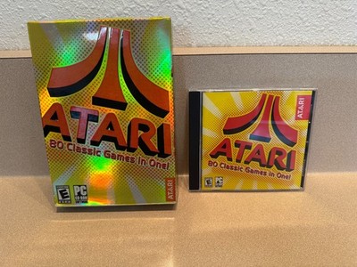 ATARI 80 CLASSIC GAMES IN ONE | 2003 VINTAGE PC CD-ROM VIDEO GAME