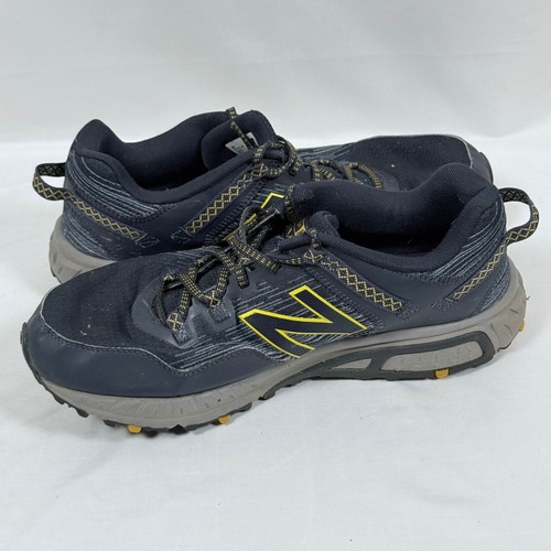 New Balance 4E MT410LN6 Hombres 9.5 Trail Running Zapatos Negro Amarillo Ancho Ancho - Imagen 8 de 12