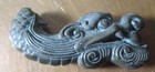ANTIQUE JAPANESE BRONZE FIGURAL MYTHICAL SPIRITUAL FIGURINE SOME DAMAGE — photo 3
