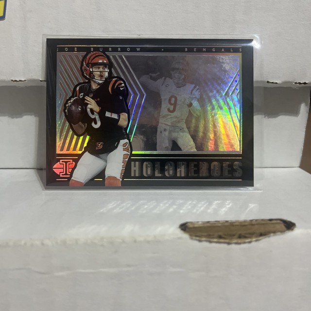 Joe Burrow 2022 Panini Illusions HoloHeroes SSP