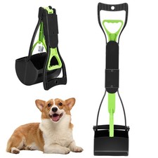 24'' Pooper Scooper Dog Cat Waste Clean Pet Scoop Animal Pick Up Jumbo Green