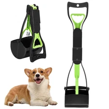 24'' Pooper Scooper Dog Cat Waste Clean Pet Scoop Animal Pick Up Jumbo Green
