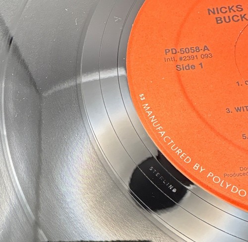 Buckingham Nicks Vinyl LP STERLING PRESS Polydor 5058 Classic Rock - Picture 6 of 8