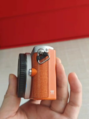 Panasonic DMC-GM1K-D Lumix GM1 Digital SLR Camera Lens Kit Orange
