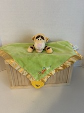 Disney Baby Winnie The Pooh Tigger Security Blankie Lovey Plush W Teether New