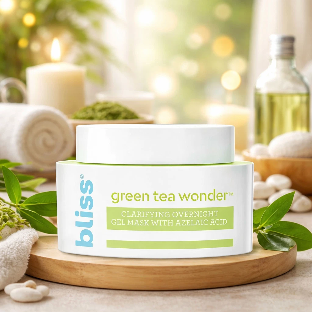 Bliss Green Tea Wonder Clarifying Overnight Mask - Enriched with
