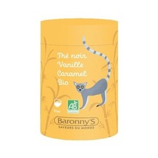 Infusettes Thé noir, Vanille et Caramel BIO - Barrony''s