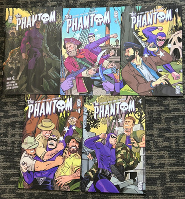 phantom mad cave comics 1-5 lot