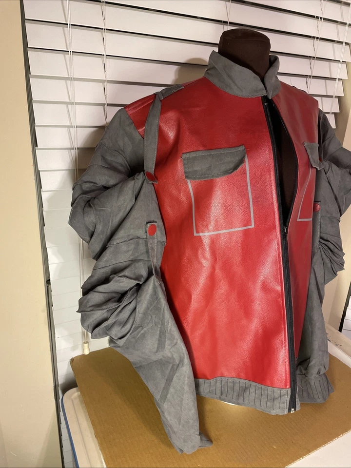 Universal Studios Marty McFly Leather Jacket Back To The Future 2 II Replica XL - Image 2 of 4