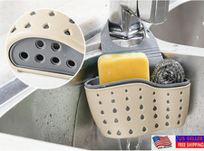 US 1 Pack Kitchen Organizer Sink Faucet Caddy Basket Cleaning Sponge Holder Soap