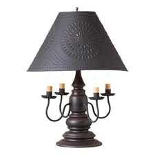 Harrison Lamp in Americana Black with Shade
