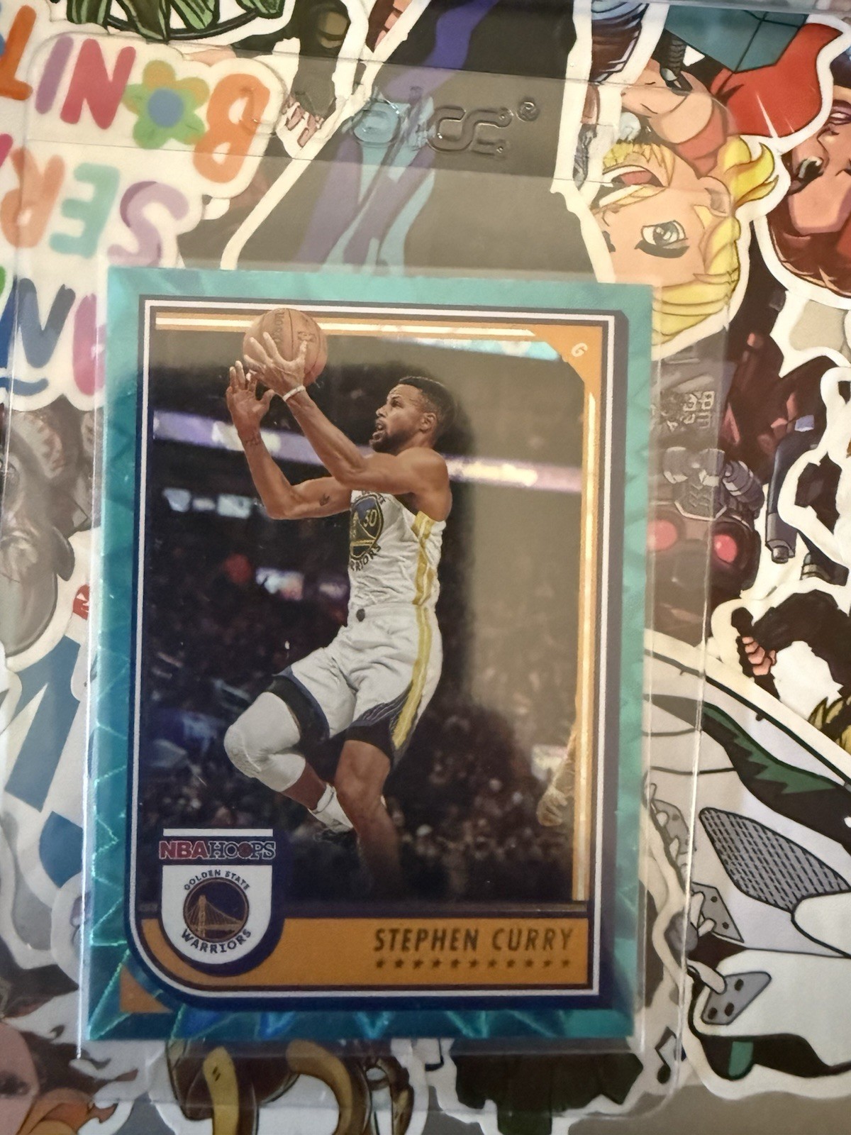2022-23 Panini NBA Hoops - Stephen Curry #223 Teal Explosion