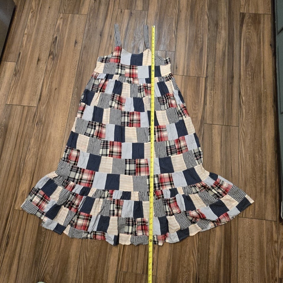 FAIR HOPE Patchwork Full Length Flowy Dress with … - image 5