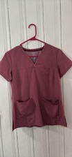 Adar Pro Movement Booster Women Sweetheart V-Neck Scrub Top Sm Scrub Pants Xxs