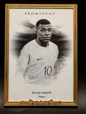 2023 FUTERA UNIQUE KYLIAN MBAPPE PROMINENT 23KT GOLD FRAME - SP /11