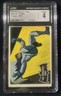 BATMAN TOPPS 1966 #16 - THE PENGUIN’S TRAP - BLACK BAT LOGO