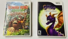 Nintendo Wii SPYRO The Eternal Night CIB and DONKEY KONG COUNTRY RETURNS..