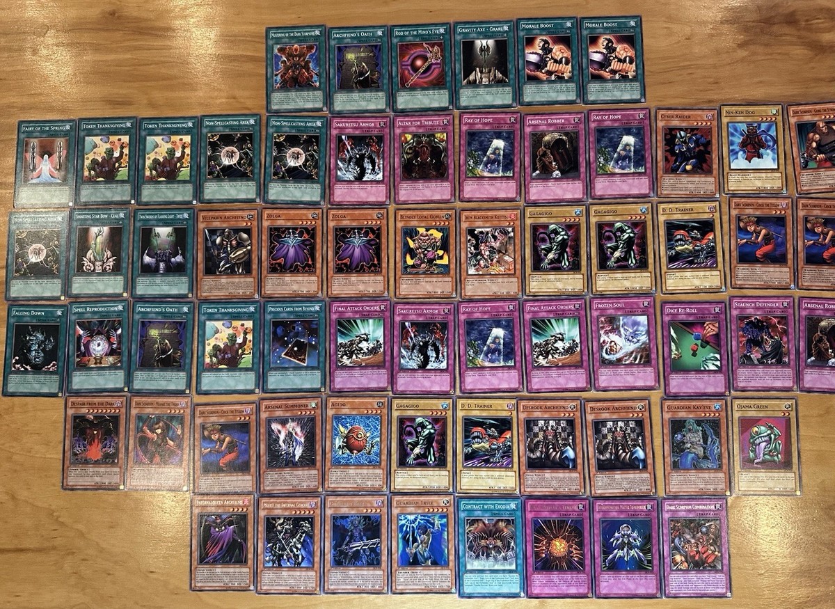 where to get yugioh cards appraised Yu-Gi-Oh! TCG Dark Crisis DCR Lot of x64 Cards 1st Editions, Holo, Rares
