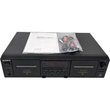 Sony TC-WE475 Dual Stereo Cassette Deck Recorder Hi Speed Dubbing Pitch Control