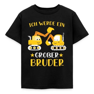 SPREADSHIRT Großer Bruder Bagger Kinder T-Shirt