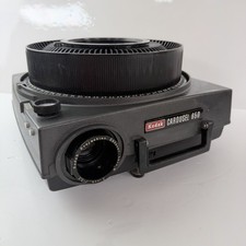 Kodak Carousel 650H Slide Projector With Tray Tested And Working With Extra Bulb