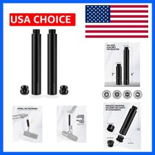 6-INCH Mic Stand Extension Tubes/Rods Parts 2PCS, Universal 5/8-27" Thread, F...