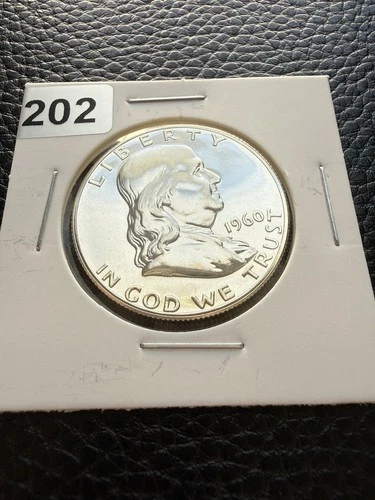 1960 half dollar silver MS Mint State Proof Franklin coin