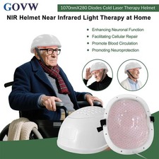 1070nm Infrared Brain Helmet 28W Adjustable Power for Stroke Alzheimer Parkinson