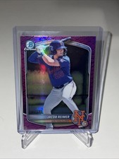 2025 Bowman Draft - Chrome Jacob Reimer #BDC-188 Fuchsia Reptilian Refractor...