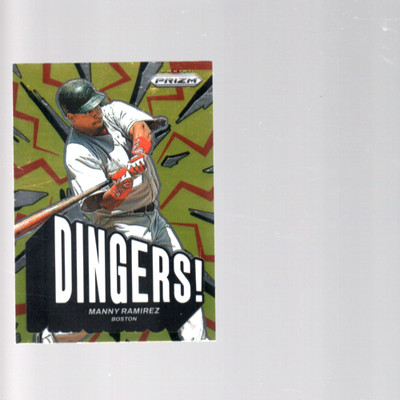 MANNY RAMIREZ 2025 PRIZM GOLD DINGERS RED SOX