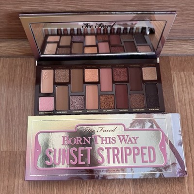 Too Faced Born This Way Sunset Stripped Eyeshadow Palette 16 Warm Sultry Shades