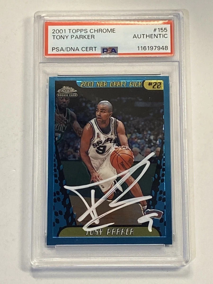 Tony Parker Basketball Autographed Sports Trading Cards