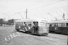 ORIGINAL 1950's PHILADELPHIA TRANSPORTATION CO PTC TROLLEY NEGATIVE #2600 PA