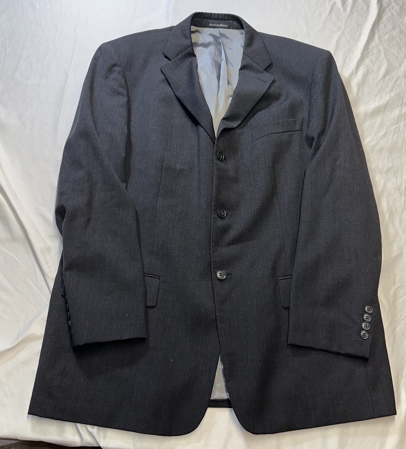 Axcess Men Blazer Black Size 44 Wool