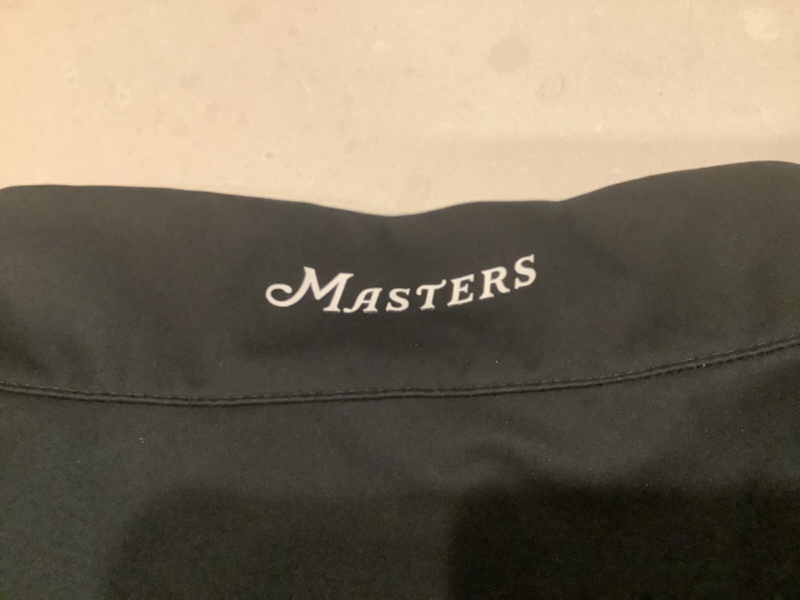 Masters Tech Golf Pullover Zip Up Rain Jacket Black