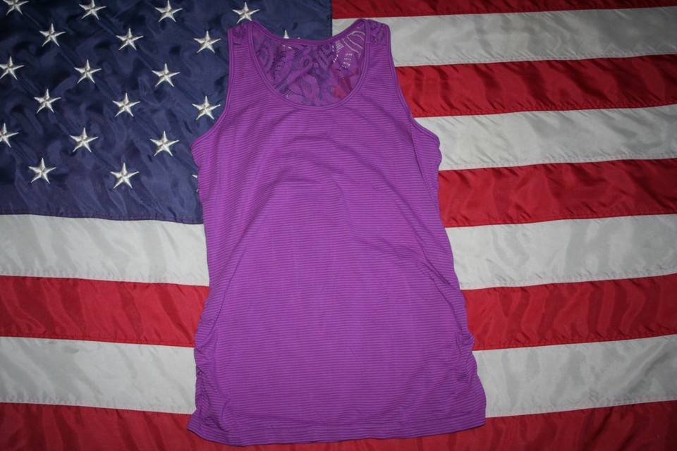 Energy Zone Women's Purple Activewear Top Size Medium tank shirt