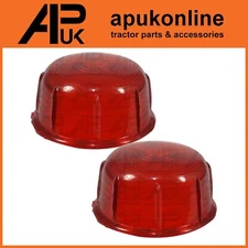 2x Side Mount Marker Lenses Red Light for Case IH 695XL 895 895XL 4220 Tractor