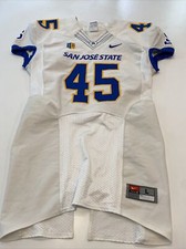 Game Worn Used Nike San Jose State Spartans SJSU Football Jersey Large 11 #45