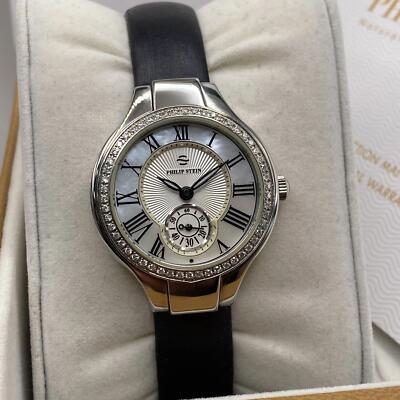 Philip Stein Classic Round Mini 28mm Steel MOP Dial Quartz Ladies Watch 44D-CMOP Philip Stein Classic Round Mini 28mm Steel MOP Dial Quartz  main image 2