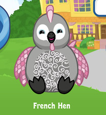 Webkinz French Hen Virtual Adoption Code Only Messaged French Hen Code Webkinz 