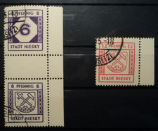 LA D.Lokalausg. ab '45  Niesky 10, SZ 3 gestempelt ........ MW: 100.-