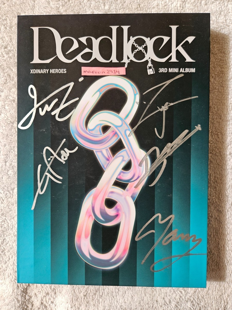 Xdinary Heroes Deadlock サイン入　アルバム USA] Xdinary Heroes - Deadlock (Purple ver.) Autographed