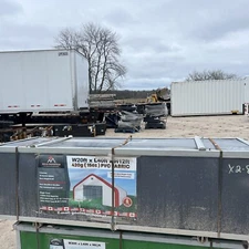 20x40 Portable Building Shelter 15 0z PVC cover