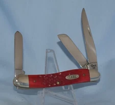 CASE XX REDBONE STOCKMAN KNIFE 5 DOT 1995 6318 "NEAR MINT!!