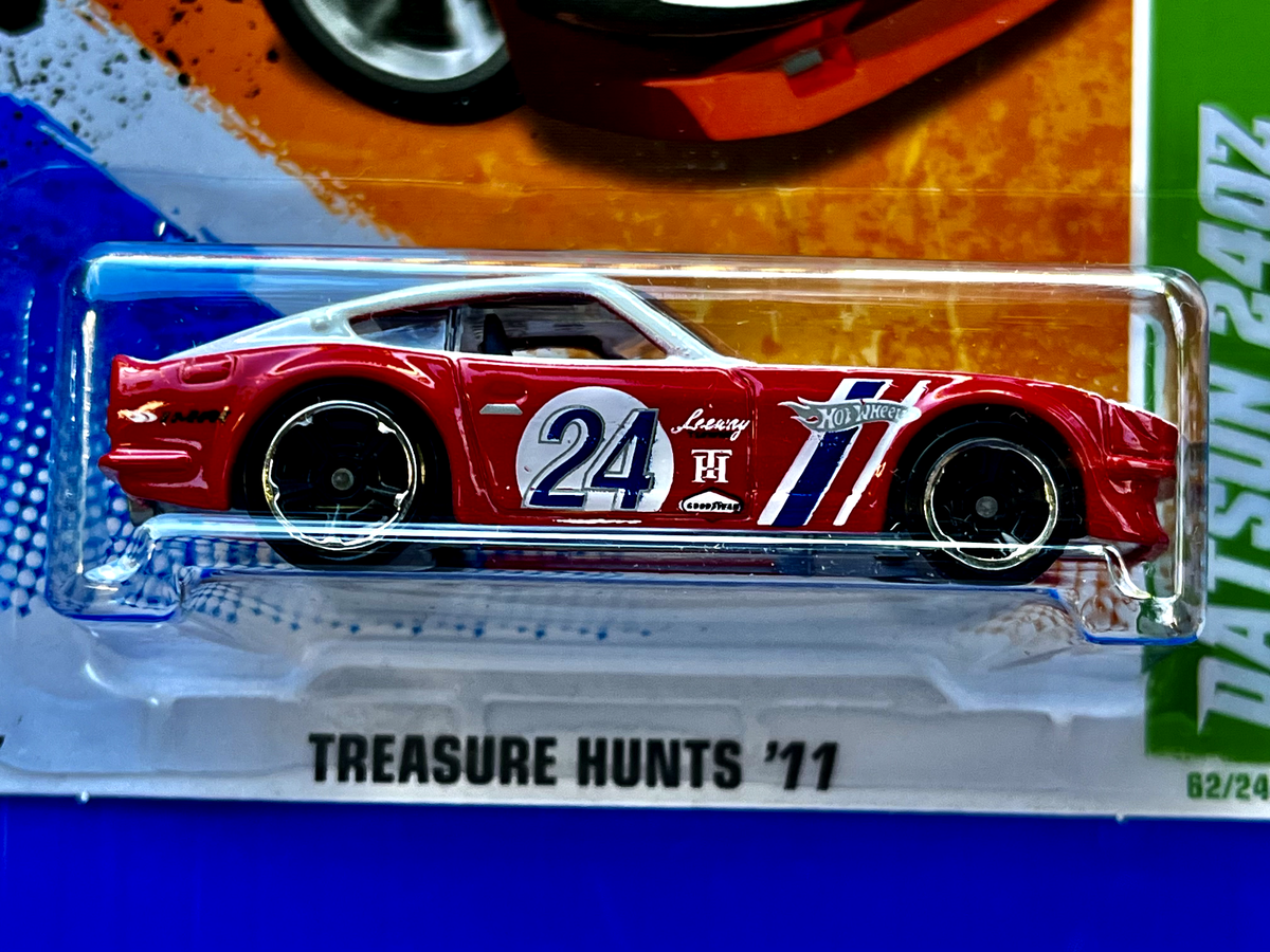 2011 Hot Wheels Datsun 240z Super Treasure Hunt. And *Regular Hunt